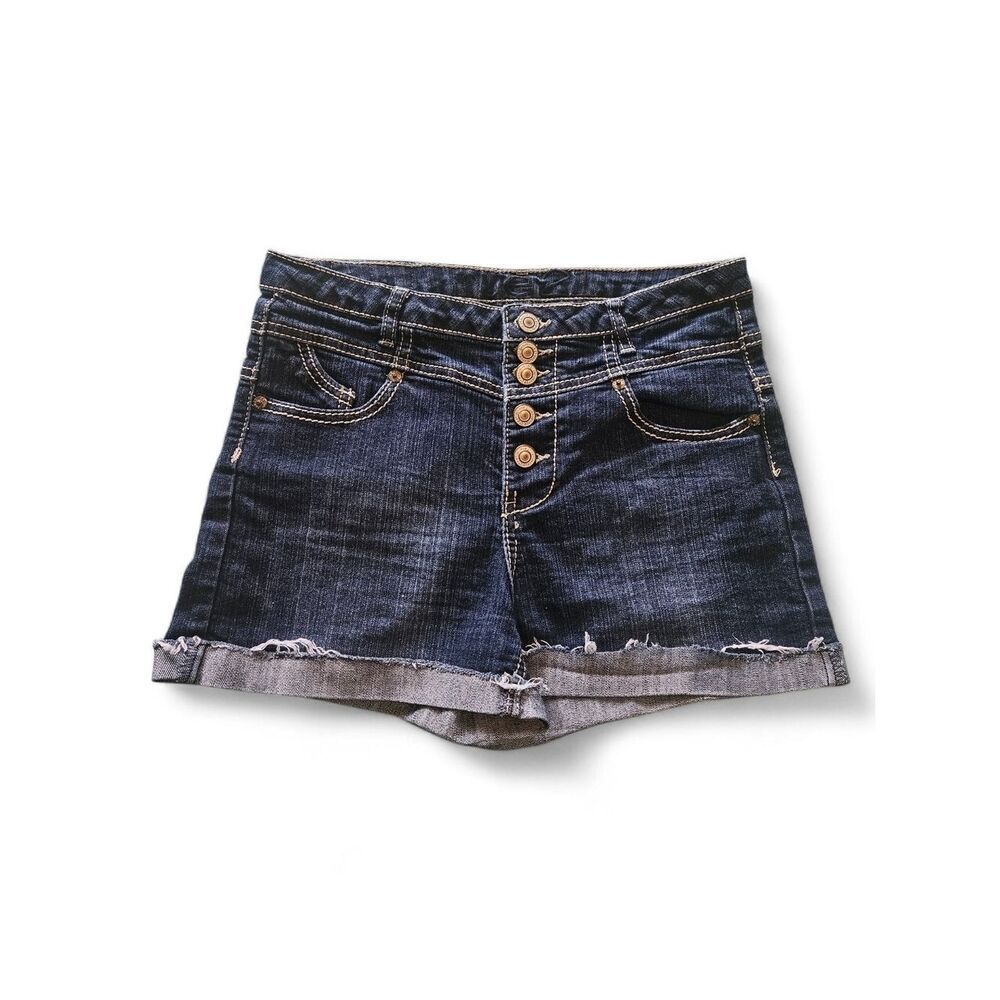 Rue 21 High-Rise Button Fly Denim Shorts – Size 5/6